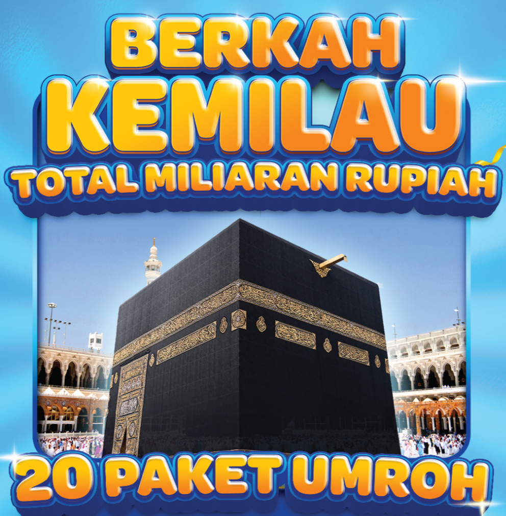 Berkah Kemilau. Total hadiah miliaran rupiah, 20 paket umroh.